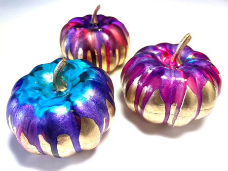 Alcohol Ink Pumpkins