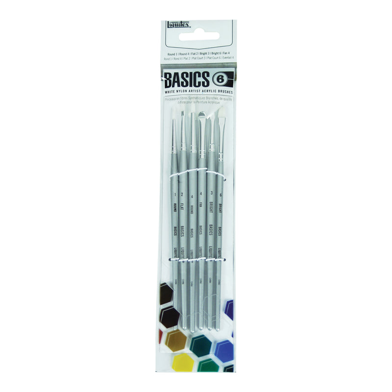 Liquitex Basics Brush Set Long Handle 6PK