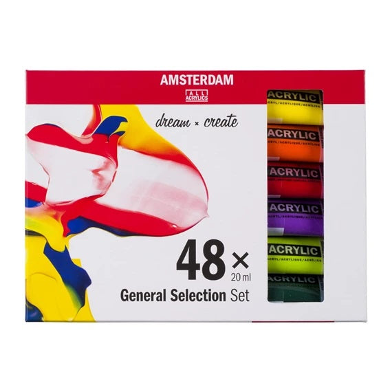 Amsterdam Standard Acrylic General Set - 20ml x 48