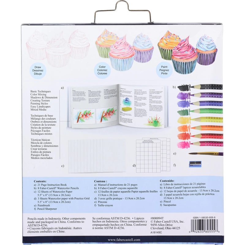 Faber-Castell Getting Started Watercolor Pencil Art Set