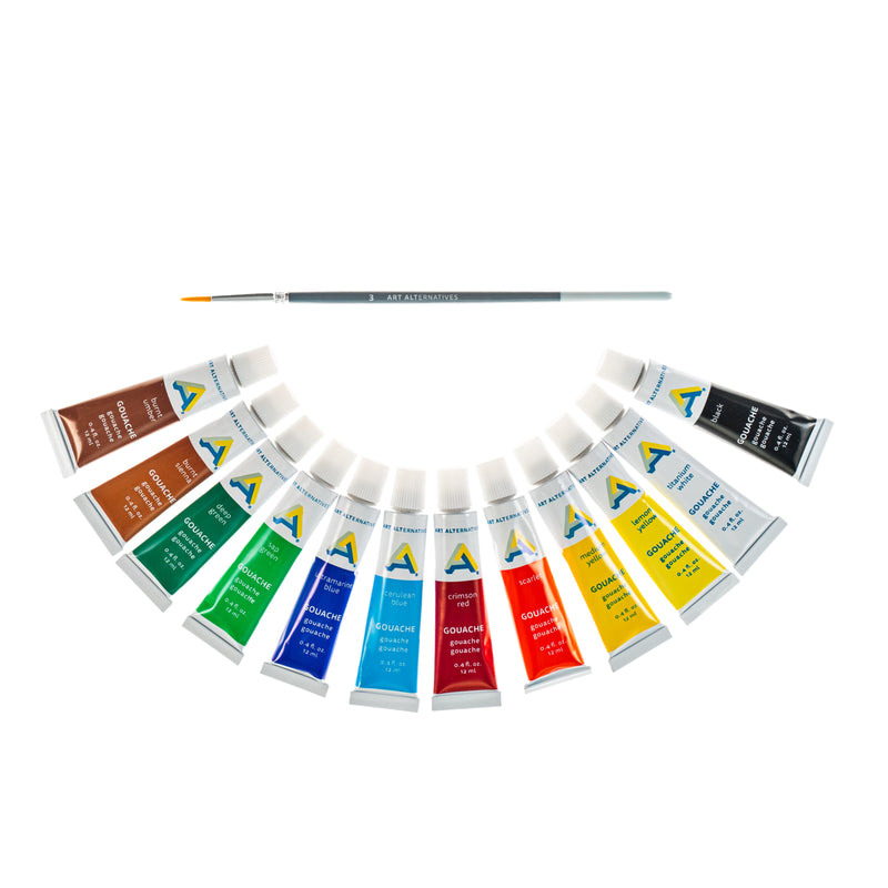 Art Alternatives Economy Gouache 12-Color Set