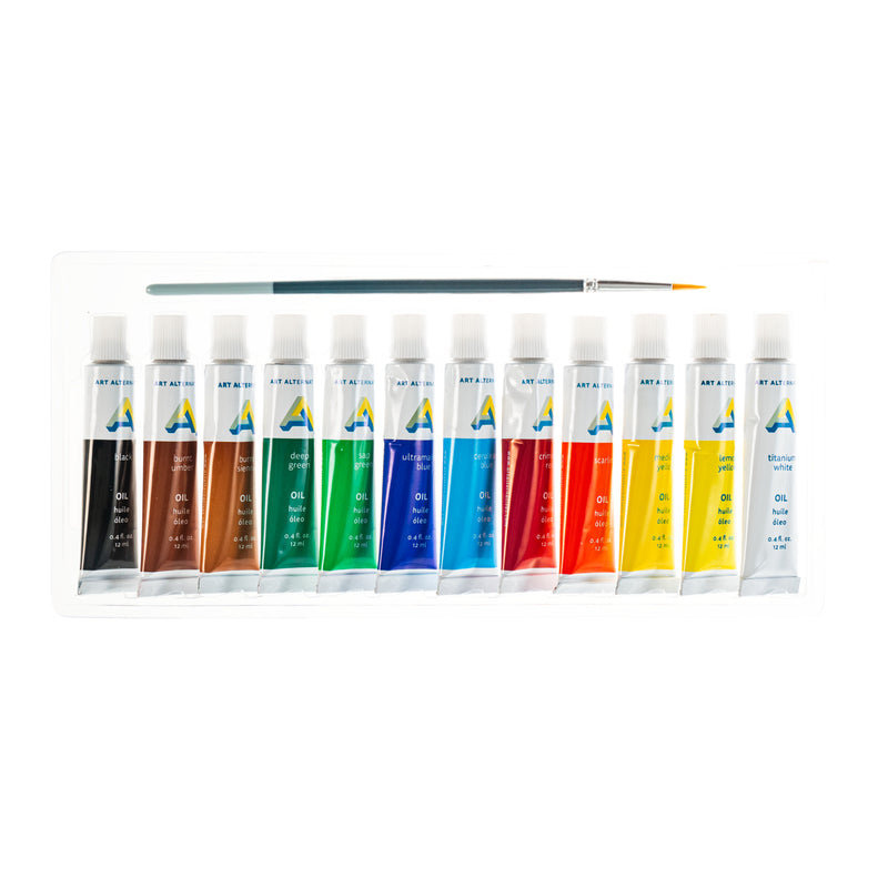 Art Alternatives Economy Oil Paint 12-Color Set