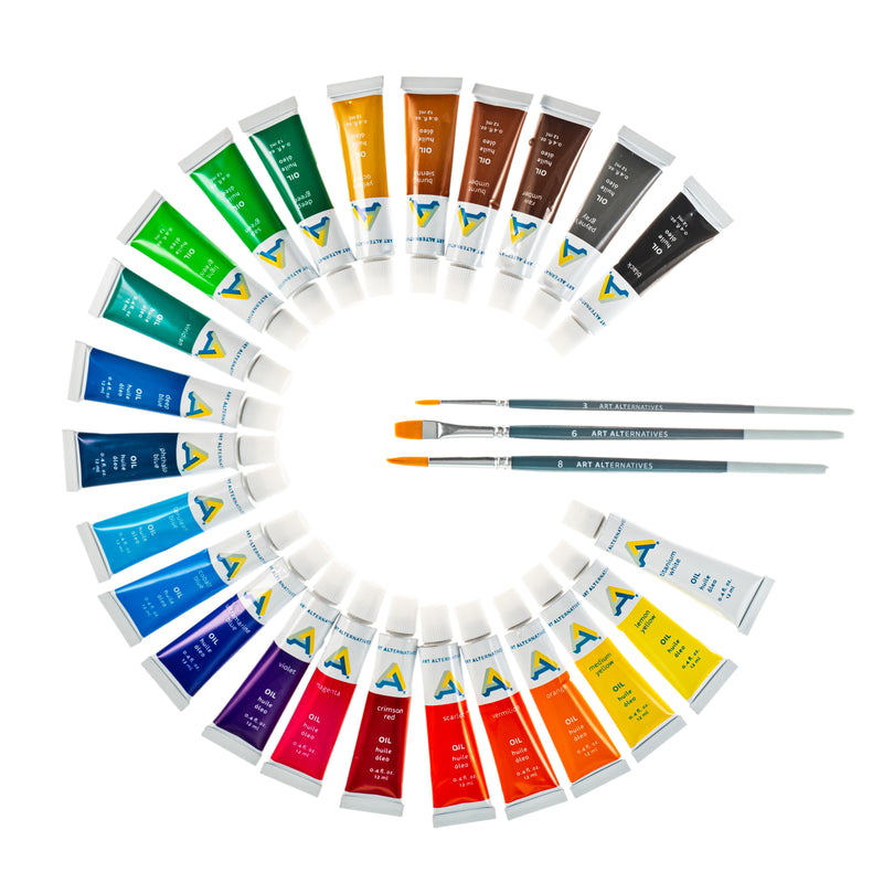 Art Alternatives Economy Oil Paint 24-Color Set