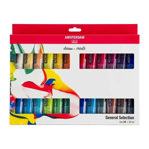 Amsterdam Standard Acrylic General Set - 20ml x 24
