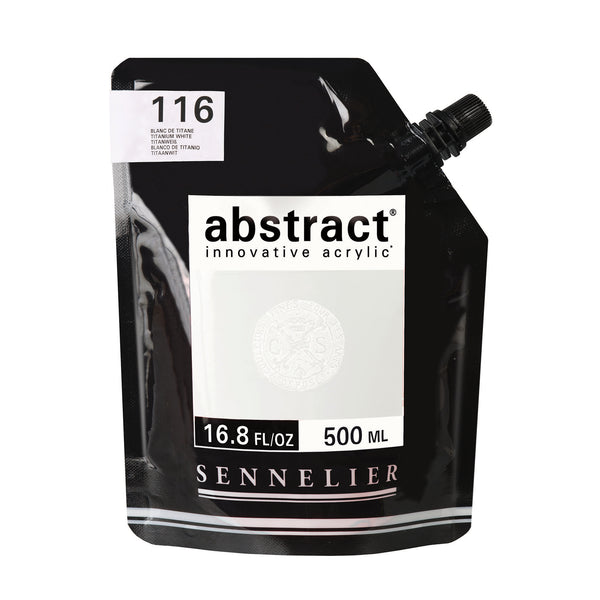 Sennelier Abstract Acrylic 500ml titanium white