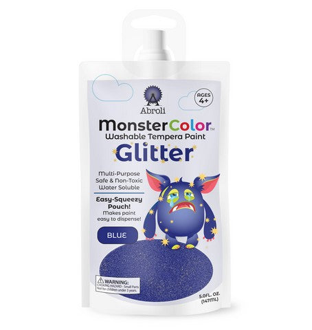 Monster Color Washable Tempera Paints- 5oz Pouches