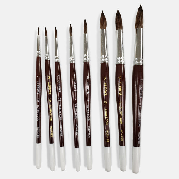 Curry's Series 171 Camel Hair Watercolor Brushes