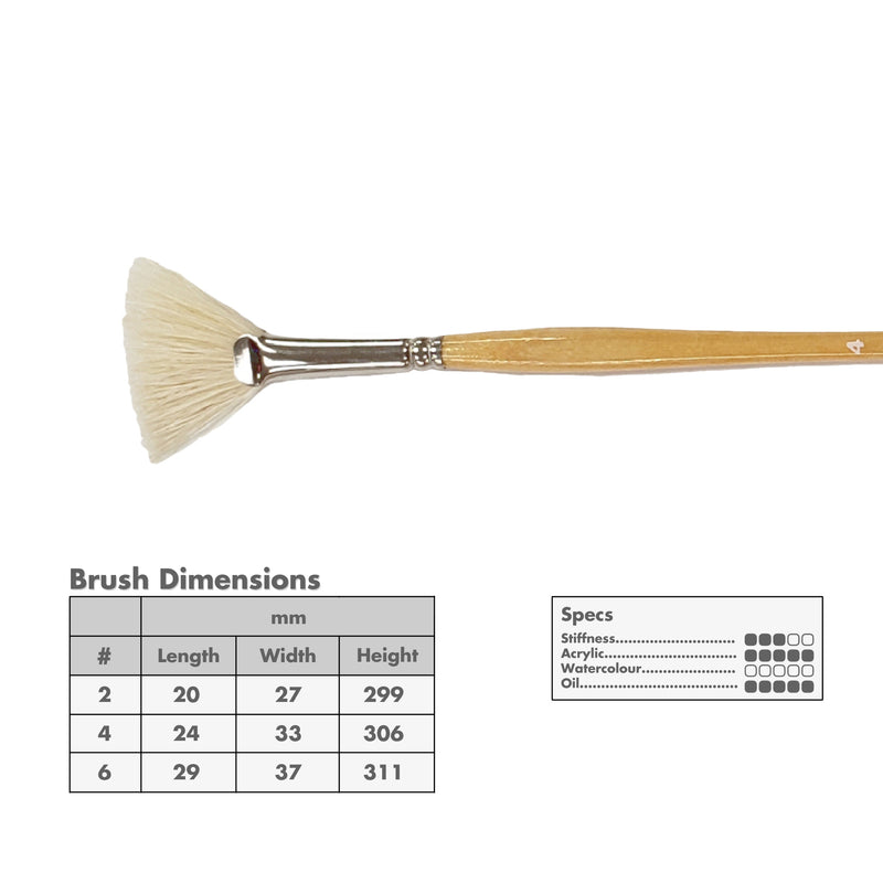 Curry's Series 310 Bristle Fan Brushes