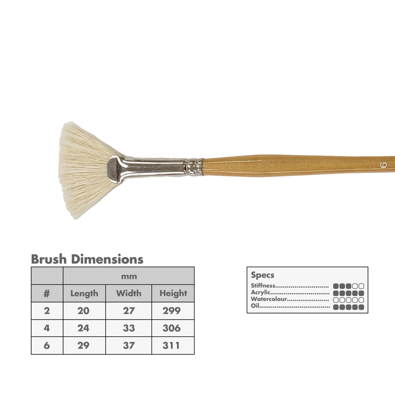 Curry's Series 310 Bristle Fan Brushes