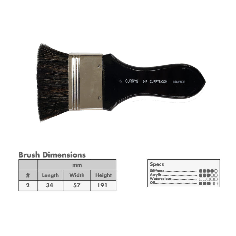 Curry's Series 347 Mottler Brush - 2" Wide