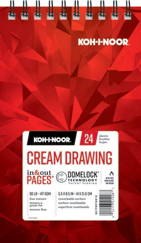 Koh-I-Noor Drawing Pads - Cream