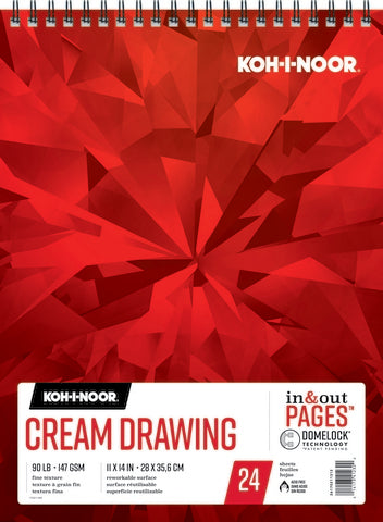 Koh-I-Noor Drawing Pads - Cream