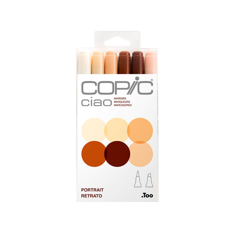 Copic Ciao Marker Portrait Set of 6