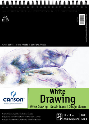 Canson 1557 Pure White Drawing Pads
