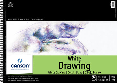 Canson 1557 Pure White Drawing Pads