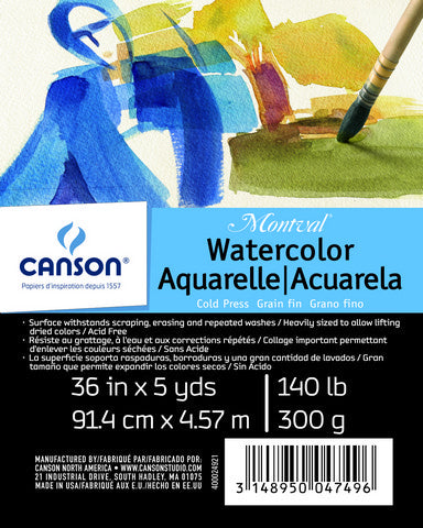 Canson Montval Watercolor Roll