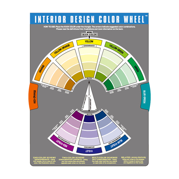 Interior Design Colour Wheel 8.5"x11"