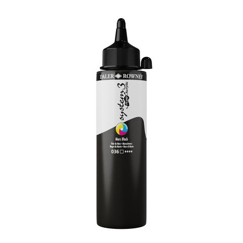 Daler-Rowney System3 Fluid Acrylics - 250ml