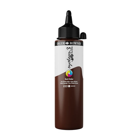 Daler-Rowney System3 Fluid Acrylics - 250ml