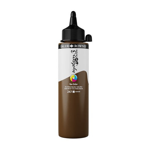 Daler-Rowney System3 Fluid Acrylics - 250ml