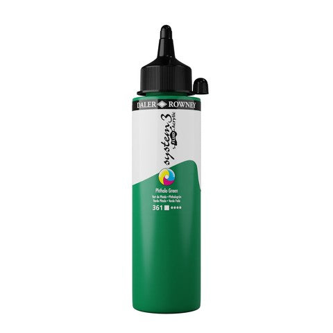 Daler-Rowney System3 Fluid Acrylics - 250ml
