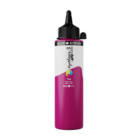 Daler-Rowney System3 Fluid Acrylics - 250ml