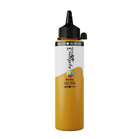 Daler-Rowney System3 Fluid Acrylics - 250ml