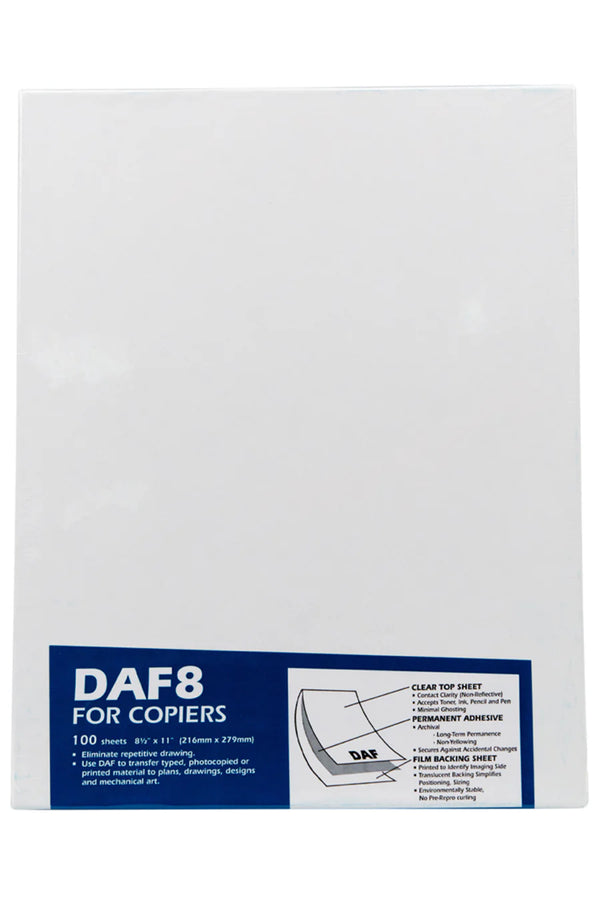 Chartpak D&DAF Drafting & Design Applique Film 8.5" x 11" - Matte