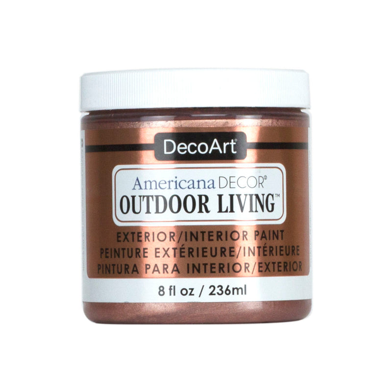 DecoArt Americana Decor Outdoor Living Paint Rose Gold 8oz.