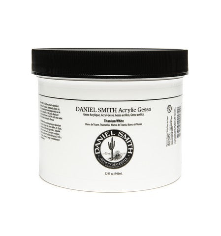 Daniel Smith Titanium White acrylic gesso- 32oz