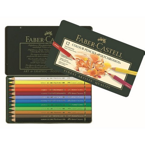 Faber-Castell Polychromos Color Pencil Tin Sets