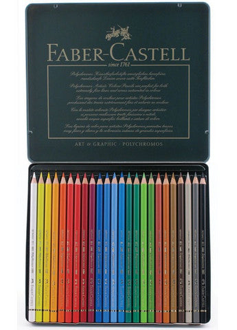 Faber-Castell Polychromos Color Pencil Tin Sets