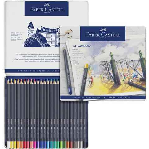 Goldfaber Colored Pencil Tin Sets