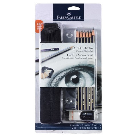 Faber-Castell Creative Studio Graphite Drawing Set With Bag