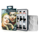 Qor Watercolor 6 Half Pan Cavanaugh Set