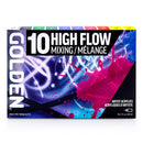 Golden High Flow Acrylic Intro 10x30ml Set