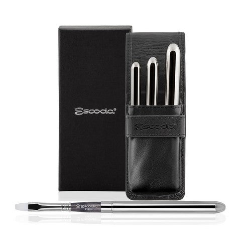 Escoda Perla 3-piece round brush travel set