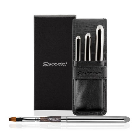 Escoda Prado 3-piece bright brush travel set