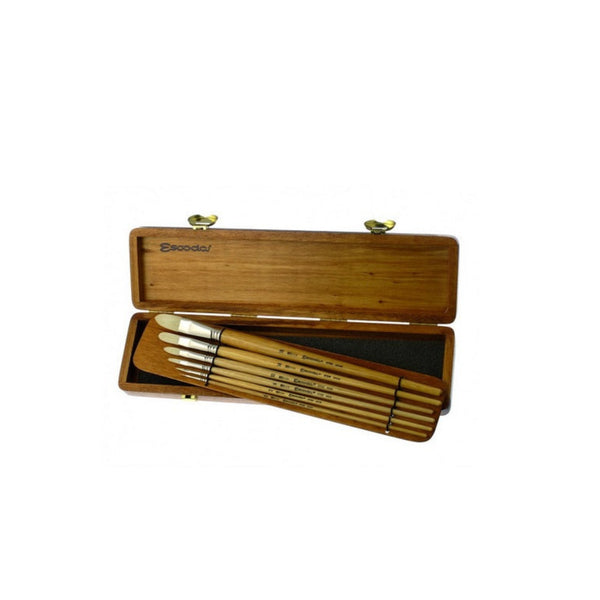 Escoda Classico Series Wooden Box Set of 6 Brights