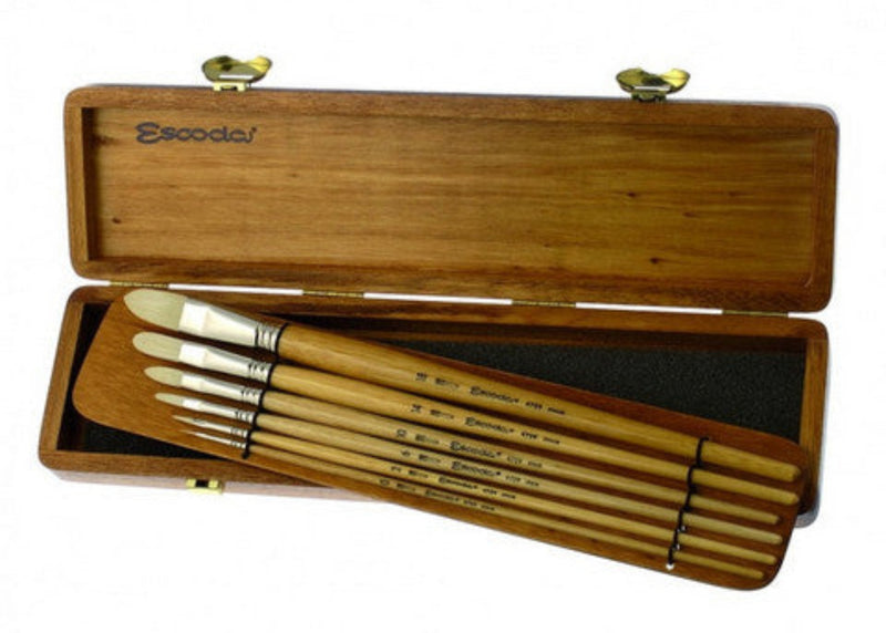 Escoda Classico Series Wooden Box Set of 6 Brights
