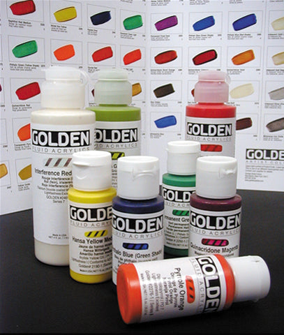 Golden Fluid Acrylic - 8oz