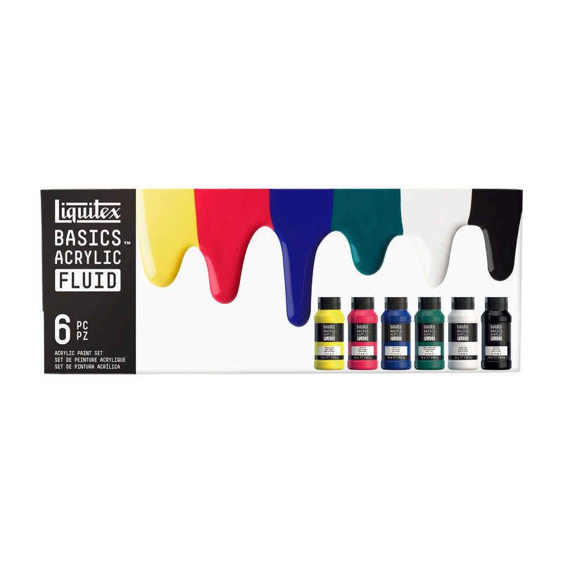 Liquitex Basics Fluid 6x118ml Set