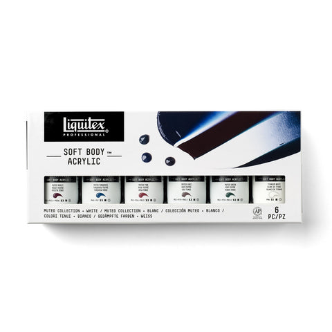 Liquitex Professional Soft Body Muted Collection Set - 6X59ml