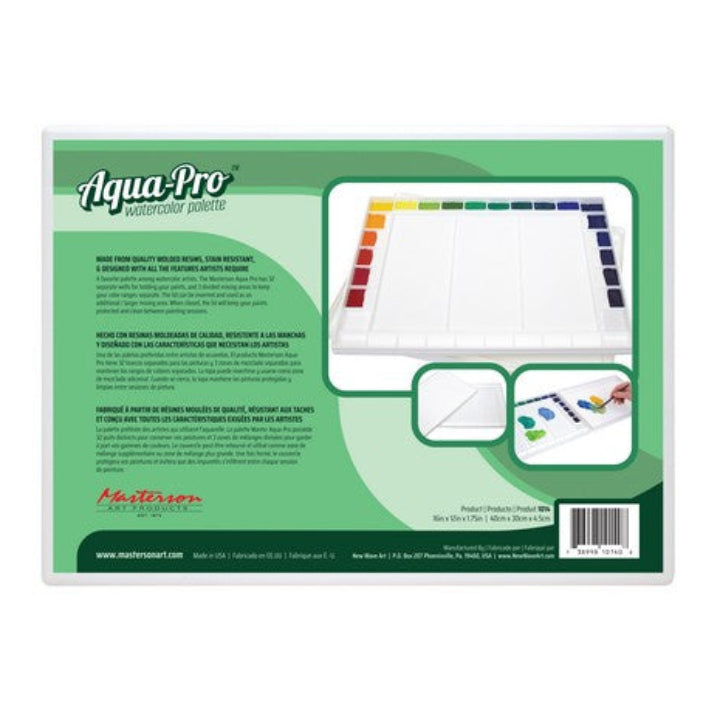 Masterson's Aqua Pro Watercolor Palette- 12"X16"