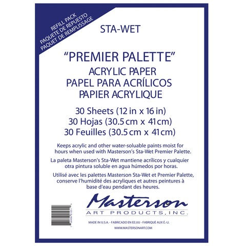 Masterson's Sta-Wet Palette Paper Refills