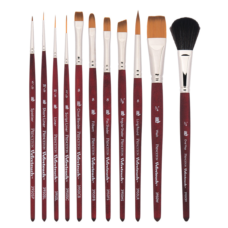 Princeton 3950 Velvetouch Mix Media Brushes