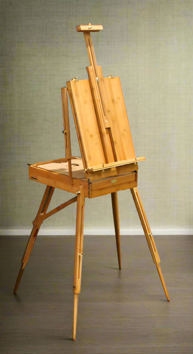 Solid Bamboo Nueces French Box Style Full Easel