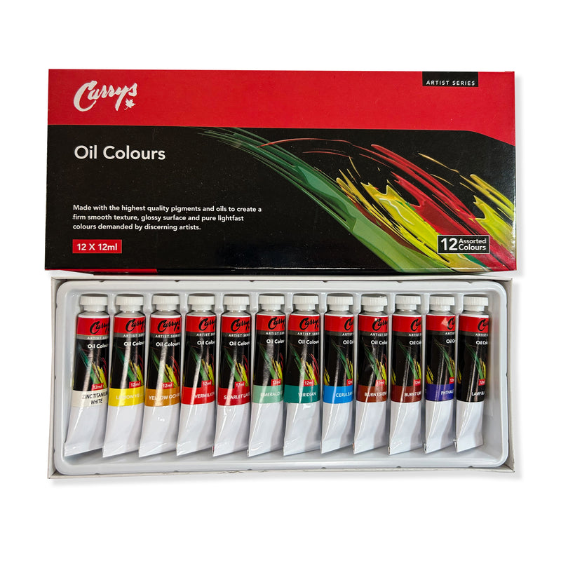 Curry's Student Paint Set - Oil (12 x 12ml)