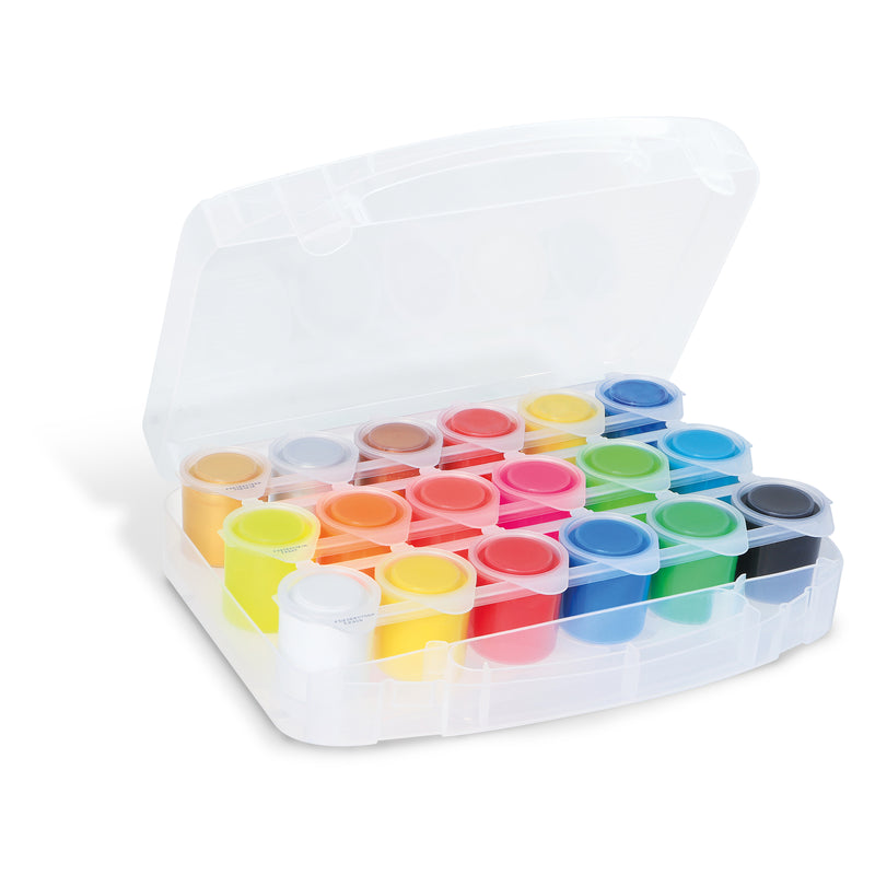 PRiMO Premium Tempera Paint Pot Carry 18-Color Carry Set