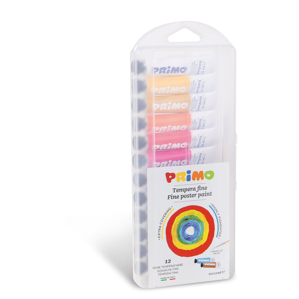 PRiMO Fine Tempera Paint 12-Tube Set